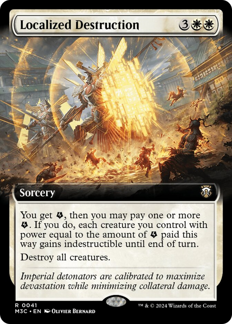 Localized Destruction (Extended Art) [Modern Horizons 3 Commander] Foil