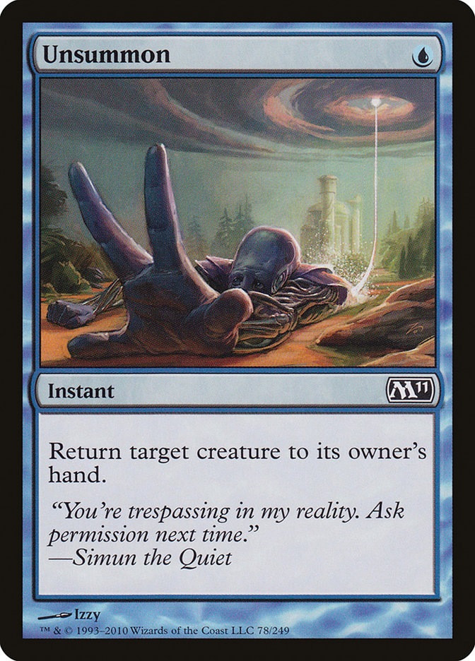 Unsummon [Magic 2011] Foil