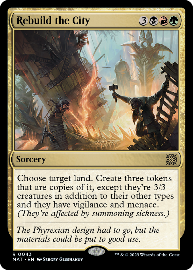 Rebuild the City [March of the Machine: The Aftermath] Foil