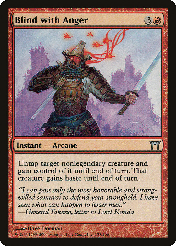 Blind with Anger [Champions of Kamigawa] Foil