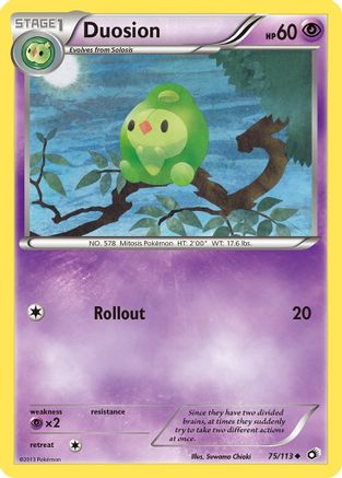 Duosion (75/113) [Black & White: Legendary Treasures] Reverse Holofoil