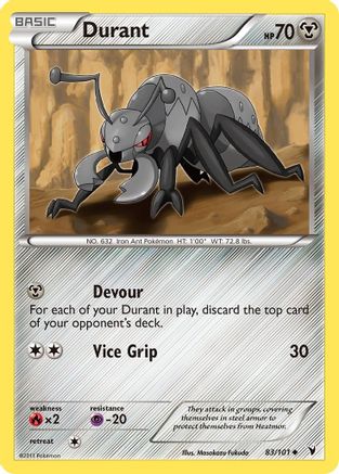 Durant (83/101) [Black & White: Noble Victories] Reverse Holofoil