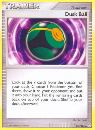 Dusk Ball (110/123) [Diamond & Pearl: Mysterious Treasures] Reverse Holofoil