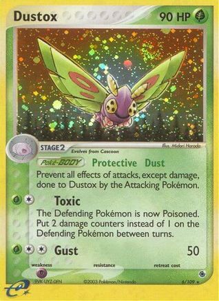 Dustox (6/109) [EX: Ruby & Sapphire] Reverse Holofoil
