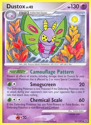 Dustox (25/127) [Platinum: Base Set] Reverse Holofoil