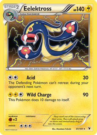 Eelektross (41/101) [Black & White: Noble Victories] Reverse Holofoil