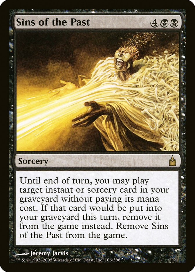 Sins of the Past [Ravnica: City of Guilds] Foil