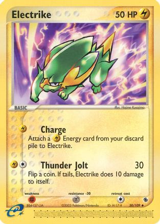 Electrike (30/109) [EX: Ruby & Sapphire] Reverse Holofoil