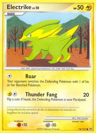 Electrike (74/127) [Platinum: Base Set] Reverse Holofoil