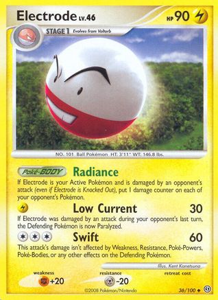 Electrode (36/100) [Diamond & Pearl: Stormfront] Reverse Holofoil