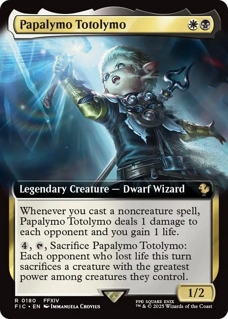 Papalymo Totolymo (Extended Art) [FINAL FANTASY Commander] Foil