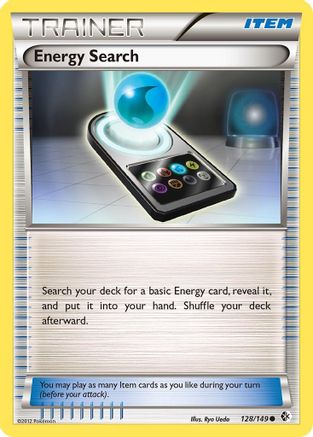 Energy Search (128/149) [Black & White: Boundaries Crossed] Reverse Holofoil