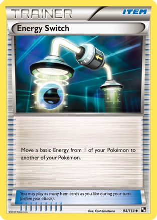 Energy Switch (94/114) [Black & White: Base Set] Reverse Holofoil