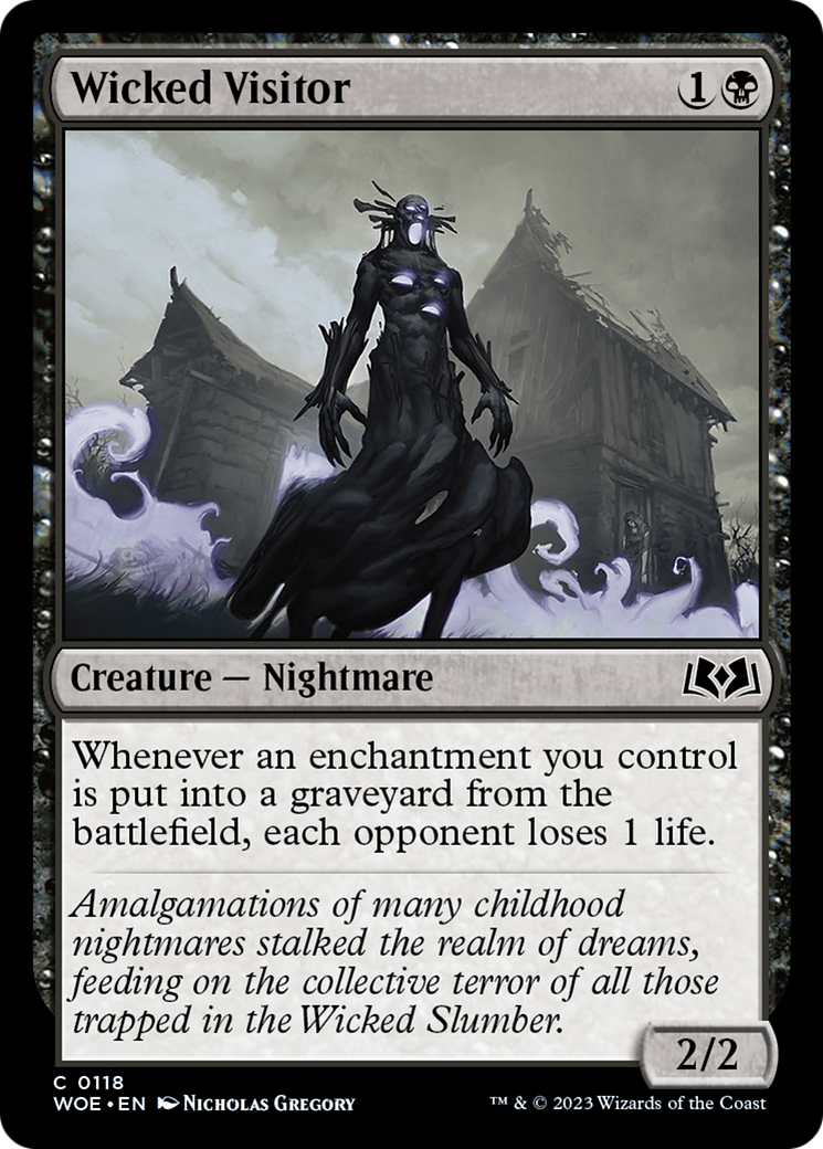 Wicked Visitor [Wilds of Eldraine] Foil