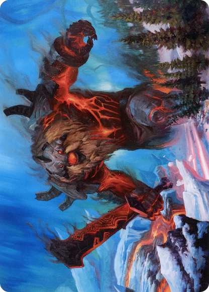 Quakebringer // Quakebringer  [Art Series: Kaldheim] (Borderless) Foil