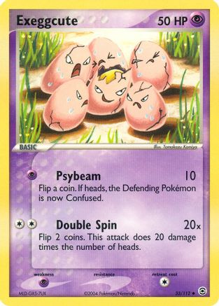 Exeggcute (33/112) [EX: FireRed & LeafGreen] Reverse Holofoil