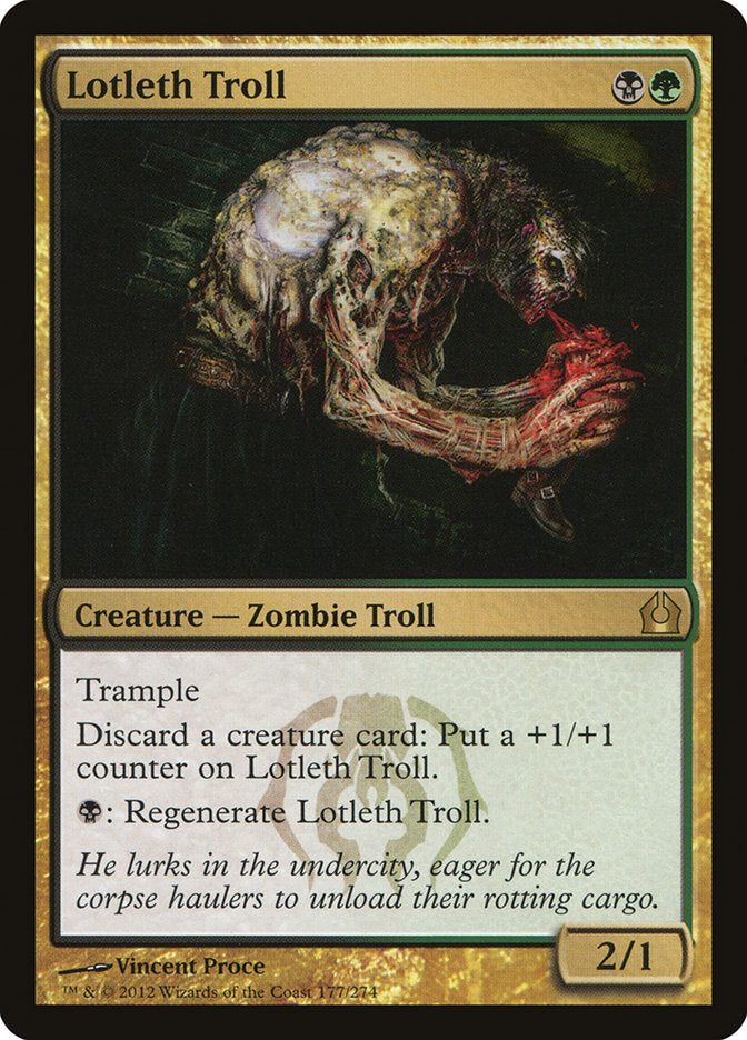 Lotleth Troll [Return to Ravnica] Foil