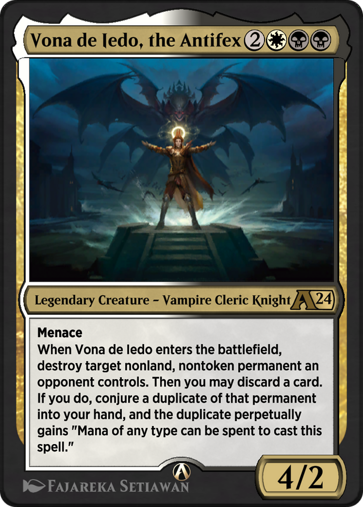Vona de Iedo, the Antifex  [Alchemy: Outlaws of Thunder Junction]