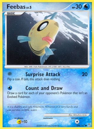 Feebas (104/147) [Platinum: Supreme Victors] Reverse Holofoil