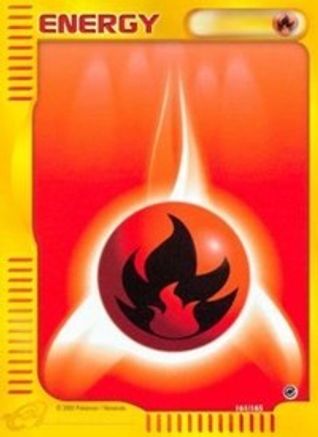 Fire Energy (161/165) [Expedition: Base Set] Reverse Holofoil
