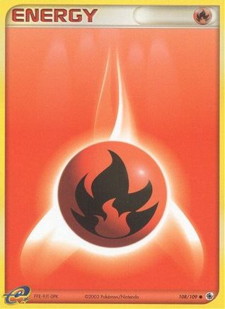 Fire Energy (108/109) [EX: Ruby & Sapphire] Reverse Holofoil
