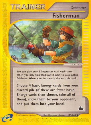 Fisherman (125/144) [Skyridge] Reverse Holofoil