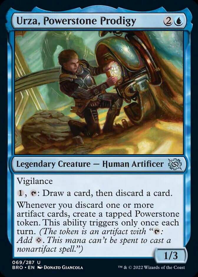 Urza, Powerstone Prodigy [The Brothers' War] Foil