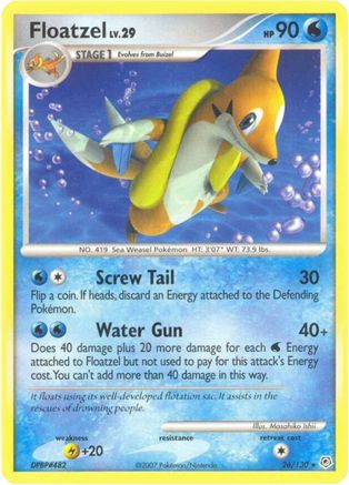 Floatzel (26/130) [Diamond & Pearl: Base Set] Reverse Holofoil