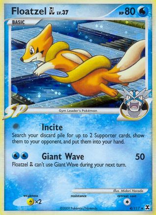 Floatzel GL (4/111) [Platinum: Rising Rivals] Reverse Holofoil