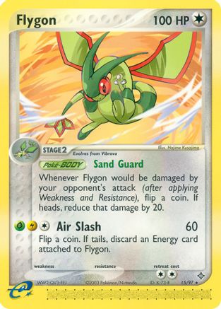 Flygon (15/97) [EX: Dragon] Reverse Holofoil