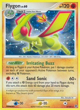 Flygon (5/132) [Diamond & Pearl: Secret Wonders] Reverse Holofoil
