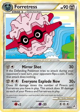 Forretress (5/95) [HeartGold & SoulSilver: Call of Legends] Reverse Holofoil