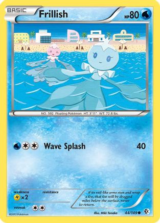 Frillish (44/149) [Black & White: Boundaries Crossed] Reverse Holofoil