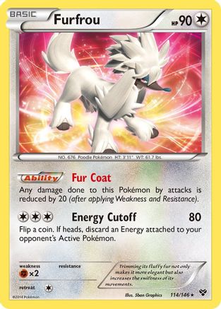 Furfrou (114/146) [XY: Base Set] Reverse Holofoil