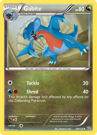 Gabite (88/124) [Black & White: Dragons Exalted] Reverse Holofoil