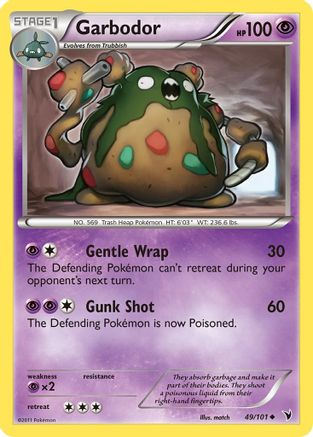 Garbodor (49/101) [Black & White: Noble Victories] Reverse Holofoil