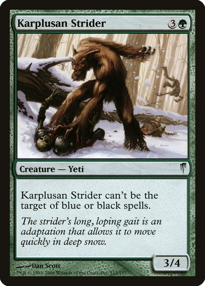 Karplusan Strider [Coldsnap] Foil
