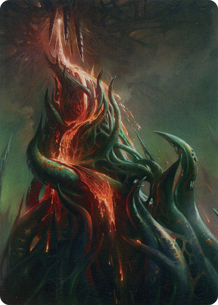 Copperline Gorge // Copperline Gorge  [Phyrexia: All Will Be One Art Series] (Borderless)
