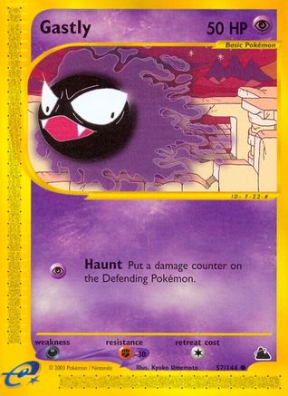 Gastly (57/144) [Skyridge] Reverse Holofoil