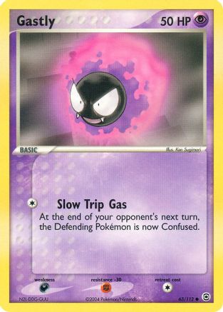Gastly (63/112) [EX: FireRed & LeafGreen] Reverse Holofoil