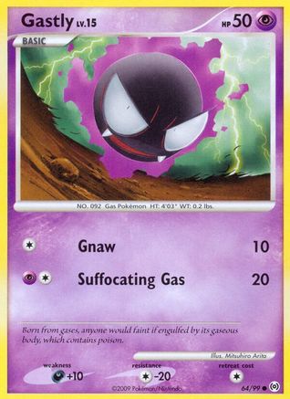 Gastly (64/99) [Platinum: Arceus] Reverse Holofoil