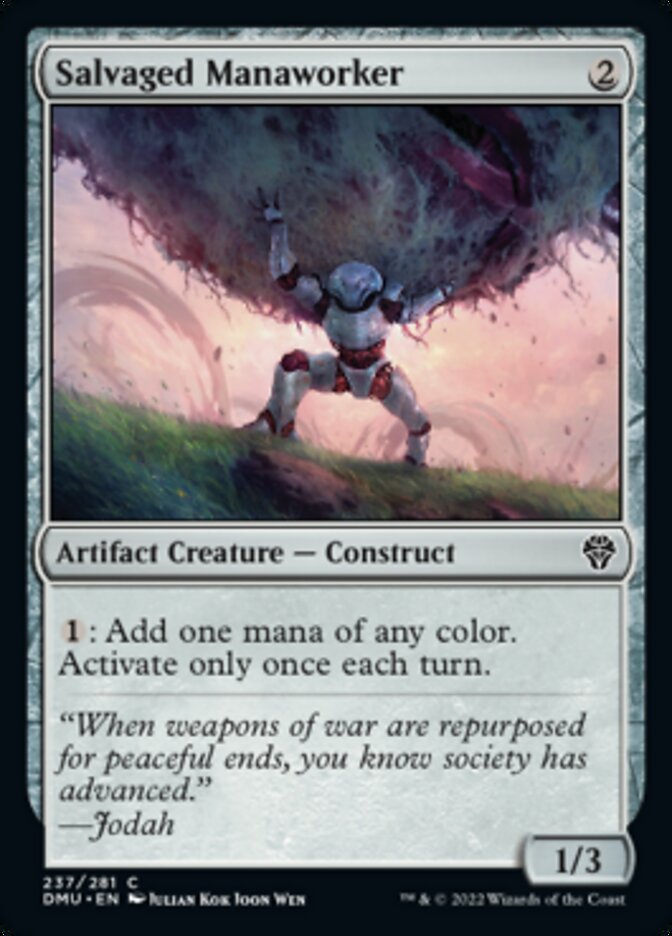 Salvaged Manaworker [Dominaria United] Foil