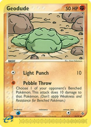 Geodude (55/97) [EX: Dragon] Reverse Holofoil