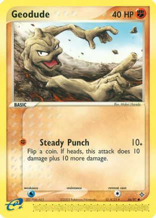 Geodude (56/97) [EX: Dragon] Reverse Holofoil