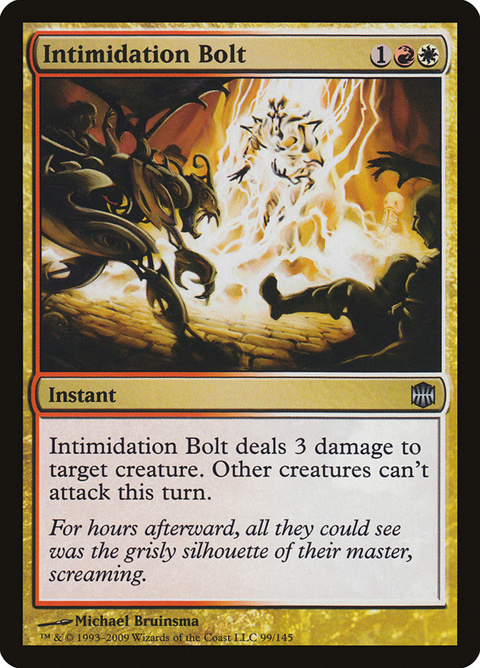 Intimidation Bolt [Alara Reborn] Foil