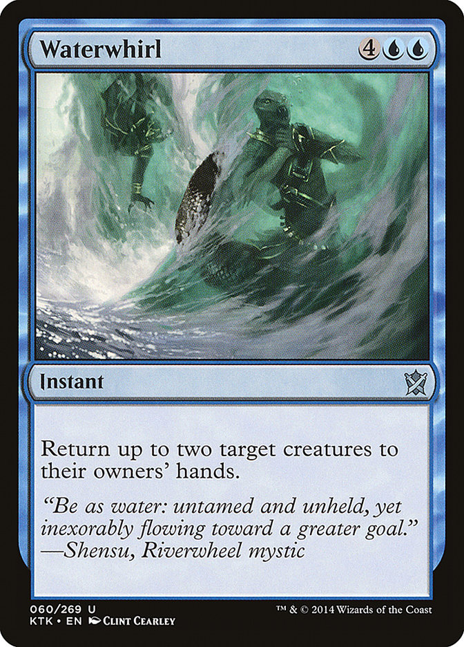 Waterwhirl [Khans of Tarkir] Foil