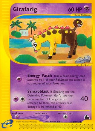 Girafarig (58/144) [Skyridge] Reverse Holofoil