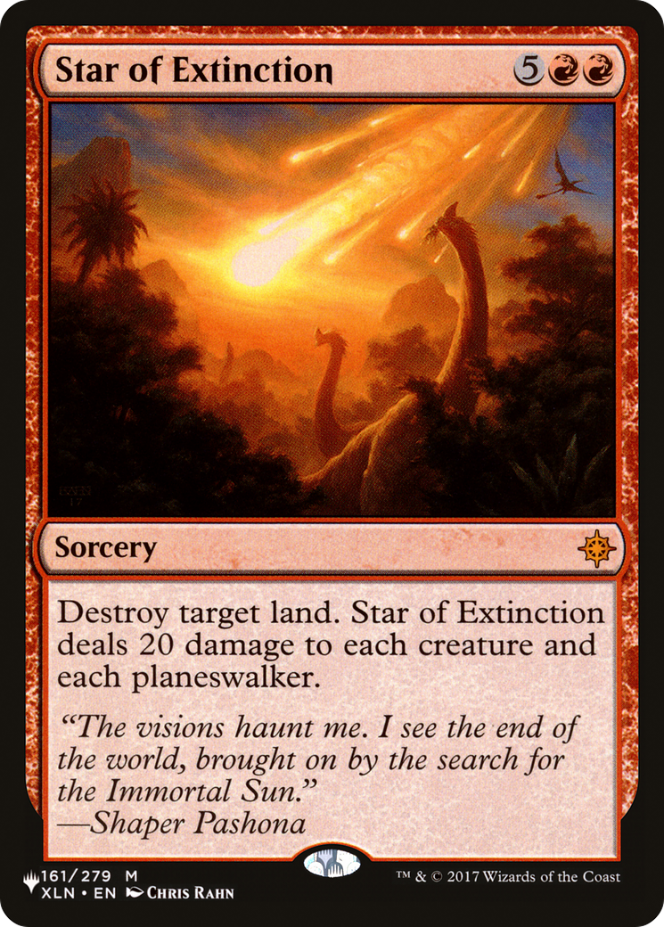Star of Extinction  [The List]