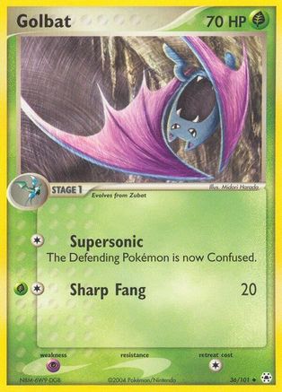Golbat (36/101) [EX: Hidden Legends] Reverse Holofoil