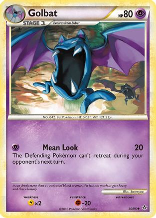 Golbat (30/95) [HeartGold & SoulSilver: Unleashed] Reverse Holofoil